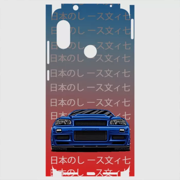 Xiaomi Redmi 6 Pro Telefon Kaplama - Skyline R34 JDM 2