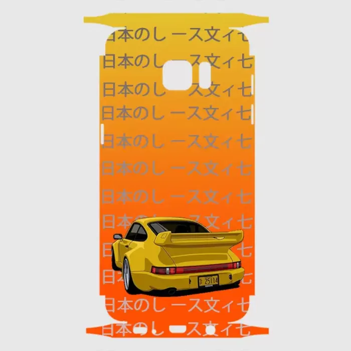 Samsung S7 Edge Telefon Kaplama - Porsche 911 JDM