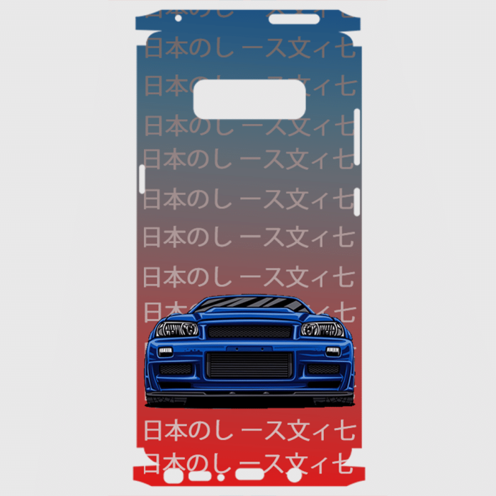 Samsung Note 8 Telefon Kaplama - Skyline R34 JDM 2