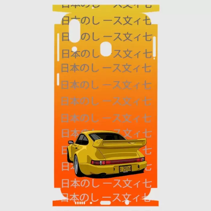 Samsung M20 Telefon Kaplama - Porsche 911 JDM