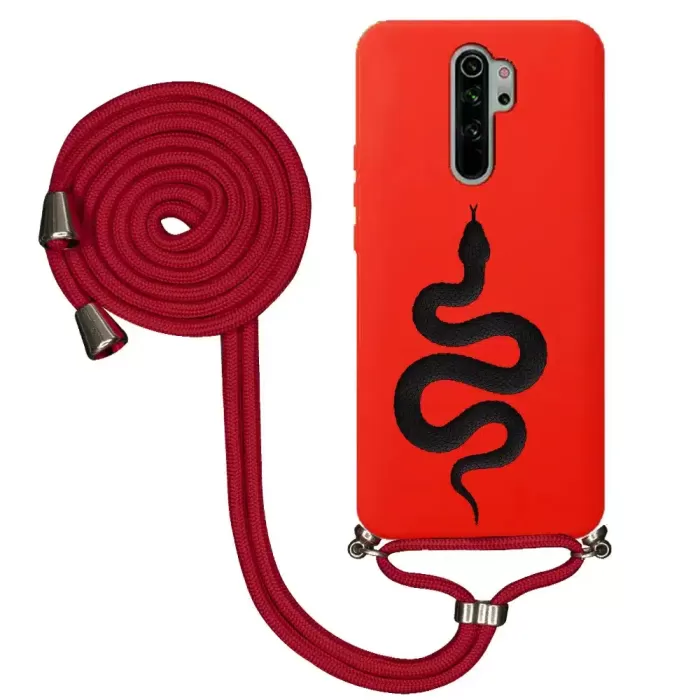 Xiaomi Redmi Note 8 Pro İpli Lansman Kılıf Snake