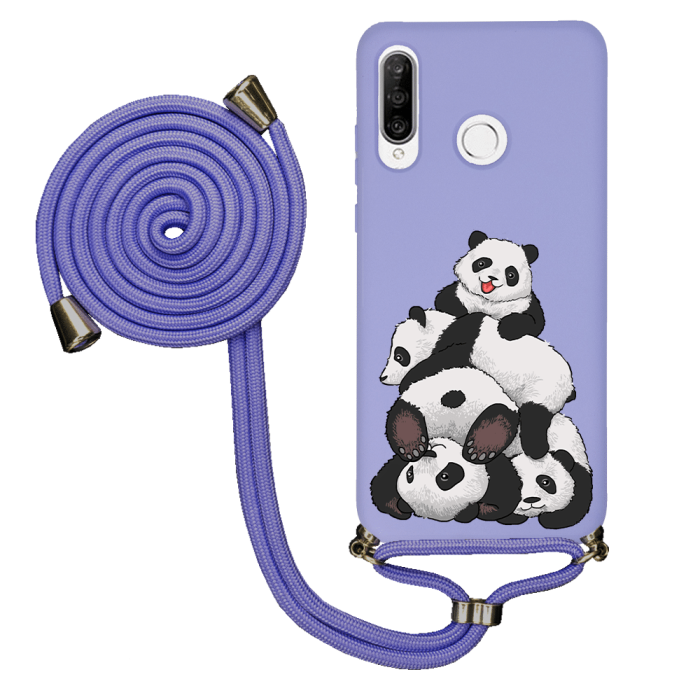 Huawei P30 Lite İpli Lansman Kılıf - Cute Pandas