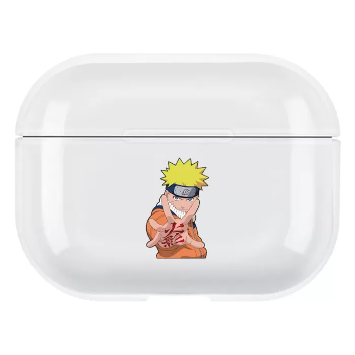 Airpods Pro 2. Nesil Şeffaf Kılıf - Naruto