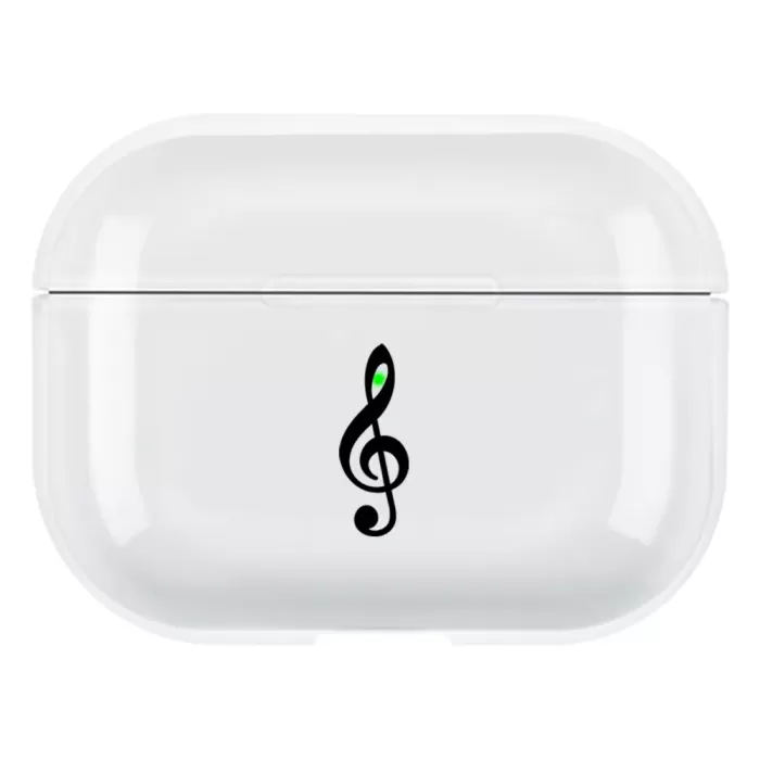 Airpods Pro 2. Nesil Şeffaf Kılıf - Sol Anahtarı