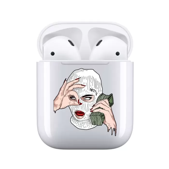 Airpods 1-2 Şeffaf Kılıf Gangsta Girl