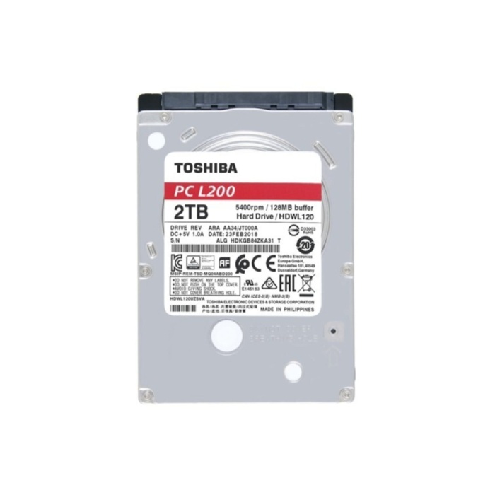 2.5 2tb L200 128mb 5400rpm Hdwl120uzsva Sata 3, Notebook Diski 9.5mm