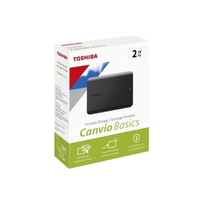 2.5 2TB USB3.2 G1 Canvio Siyah HDTB520EK3AA