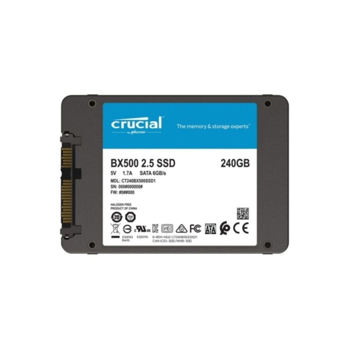 Bx500 240gb 3dnand Ssd Disk Ct240bx500ssd1