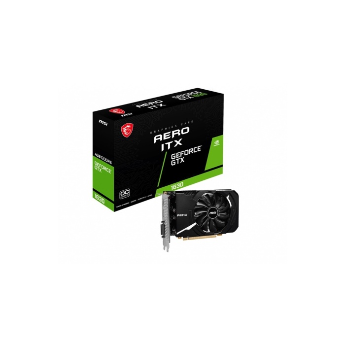 Vga Geforce Gtx 1630 Aero Itx 4g Oc Gtx1630 4gb Gddr6 64b Dx12 Pcıe 3.0 X16 (1xdvı 1xhdmı 1xdp)