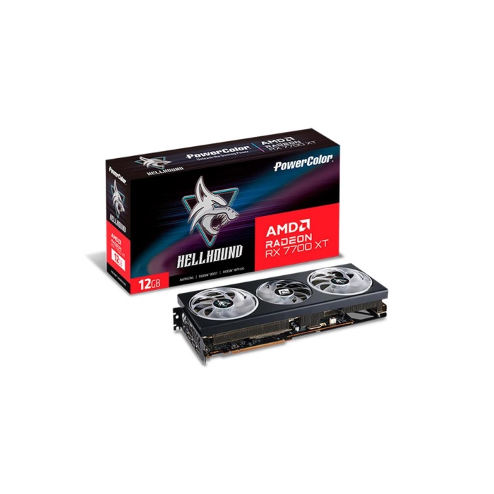 Hellhound RX7700XT OC 12GB 192Bit GDDR6