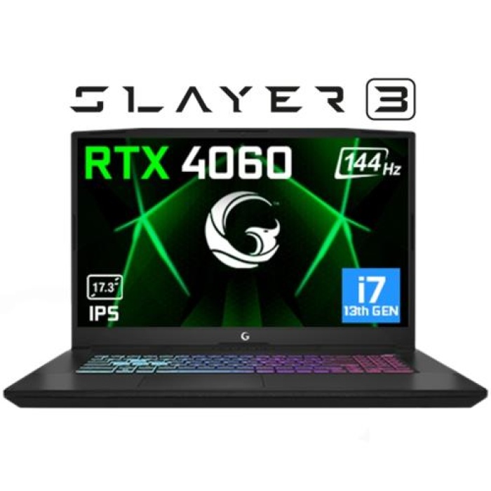 GG Slayer3 7XL-4060 C1 i7-13700H 16GB 1TB 17.3 DOS + ÇANTA