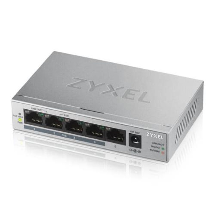 Zyxel GS-1005HP 5Port 10/100/1000 Gigabit PoE Switch