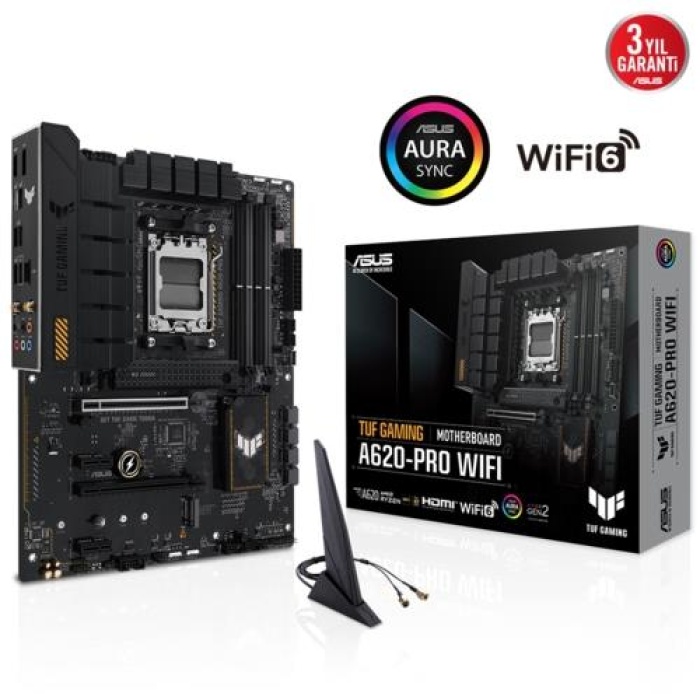 ASUS TUF GAMING A620-PRO WIFI AMD AM5 DDR5 6400