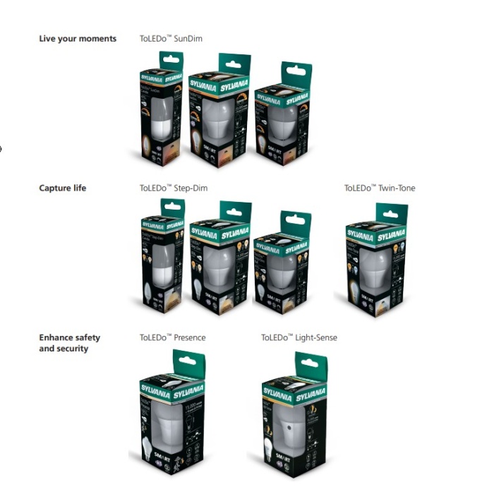 Sylvania – ToLEDo Light Sense A60 806lm E27 Sensörlü Led Ampul – 0027546