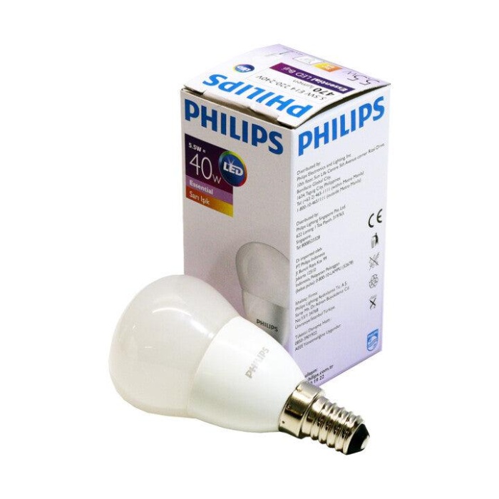 PHILIPS ESS LEDCandle 5,5-40W P45 E14 WW