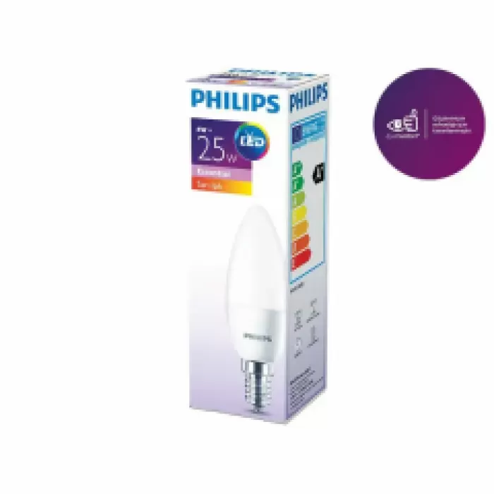 PHILIPS ESS LEDCandle 25W B35 E14 WW FR ND TRK 4W