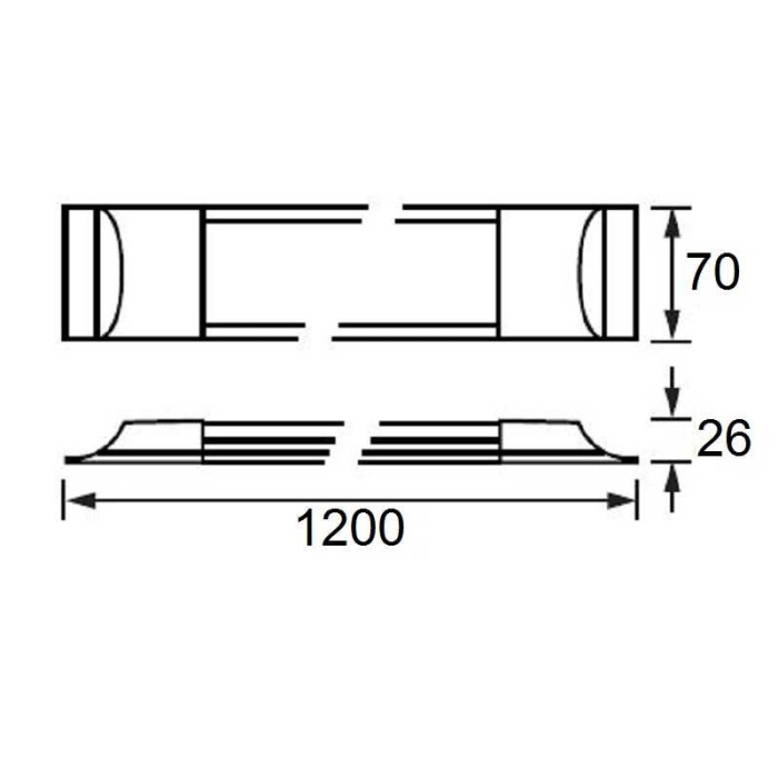 JUPİTER JK120 S 36W LED BANT ARMATÜR 6500 K