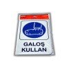 Galoş Kullan 16X24 Cm Foam Pvc Levha.