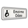 Pano Pvc Kapı İsimliği Emzirme Odası 7X25 Cm.