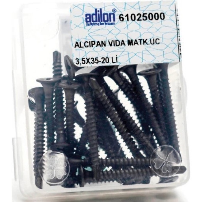 Adilon Alçıpan Vida Matk.Uc, 3.5X25, 20Li