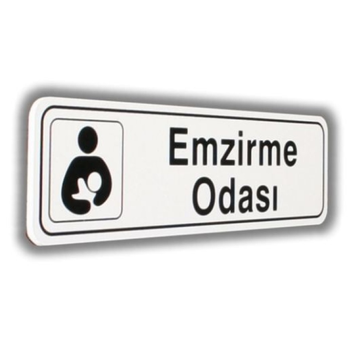 Pano Pvc Kapı İsimliği Emzirme Odası 7X25 Cm.