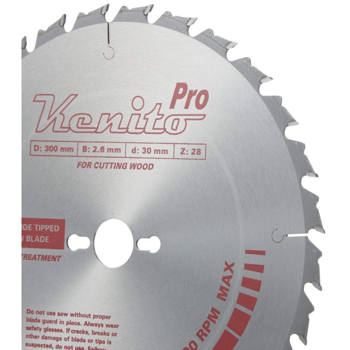 Kenito 250X30 MM, 24 Diş Ahşap Atlamalı Testere