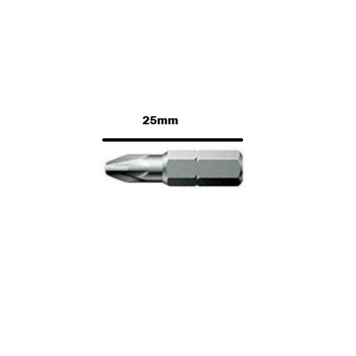 Bits Uç, Yıldız Matkap Ucu PZ2 X 25 mm 10 Adet