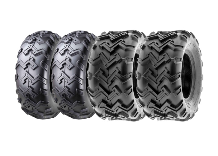 SunF Set 25X8-12 ve 24X11-10 A001 6Kat Atv Lastik Takımı Ön -Arka