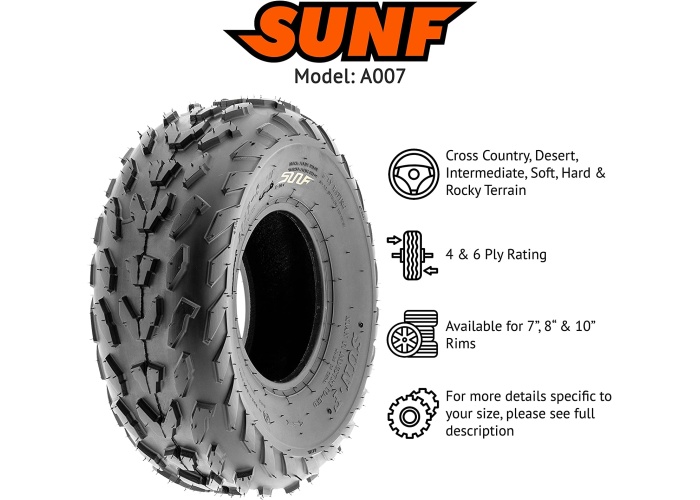 SunF 23X7-10 A007 6 Kat Arazi Tipi Ön Atv Lastik