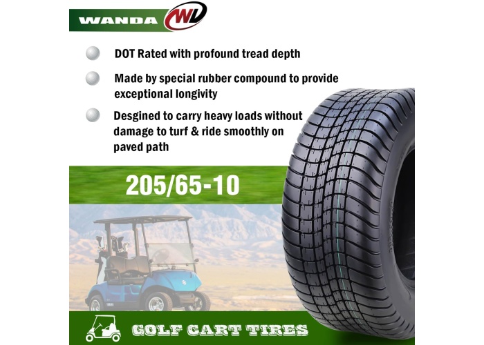 Wanda 205/65-10 P825 10PR  Golf Arabası Lastiği