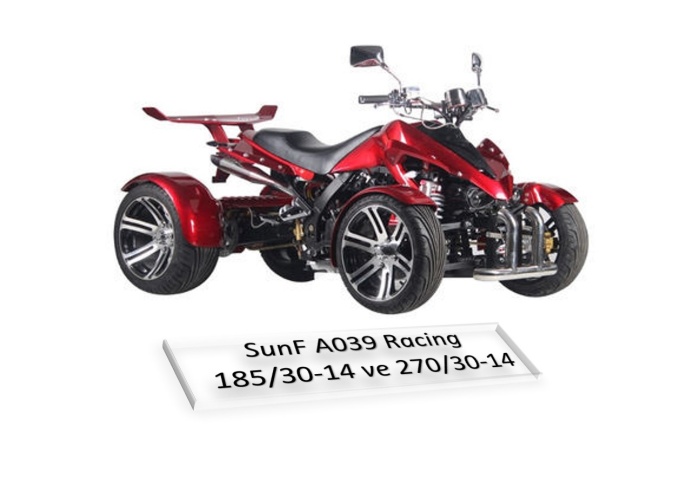 SunF 270/30-14 A039 Racing ATV Arka Lastik