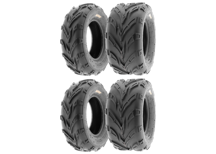 SunF Set 21x7-10 ve 20X10-10 A004 6Kat Atv Lastik Takımı Ön-Arka