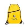 Drawstring Bag with Zipper Pocket