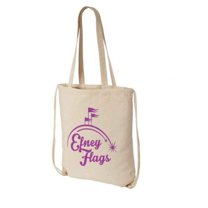 Tote Bag With Drawstring And Handle