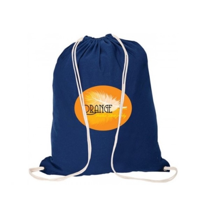 Colorful Raw Cloth Drawstring Bag