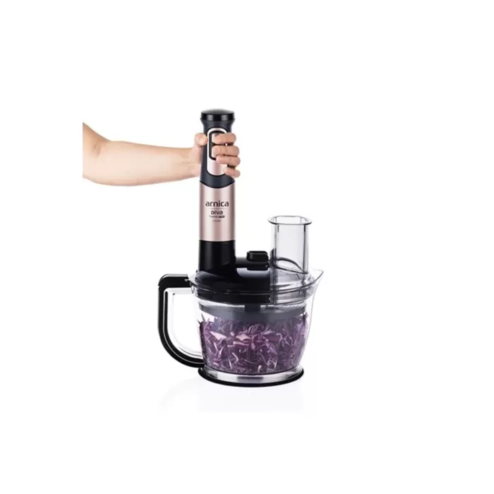 ARNİCA GH21802 Diva Rendeli El Blender Seti Rose