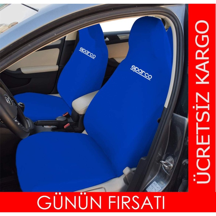 SPARCO Penye Oto Servis Kılıfı - Kumaş Likralı SPARCO Servis Kılıfı