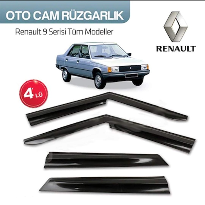 Renault 9/11 Grubu Mugen Sport Cam Rüzgarlğı / Carlone / A+ Ürün