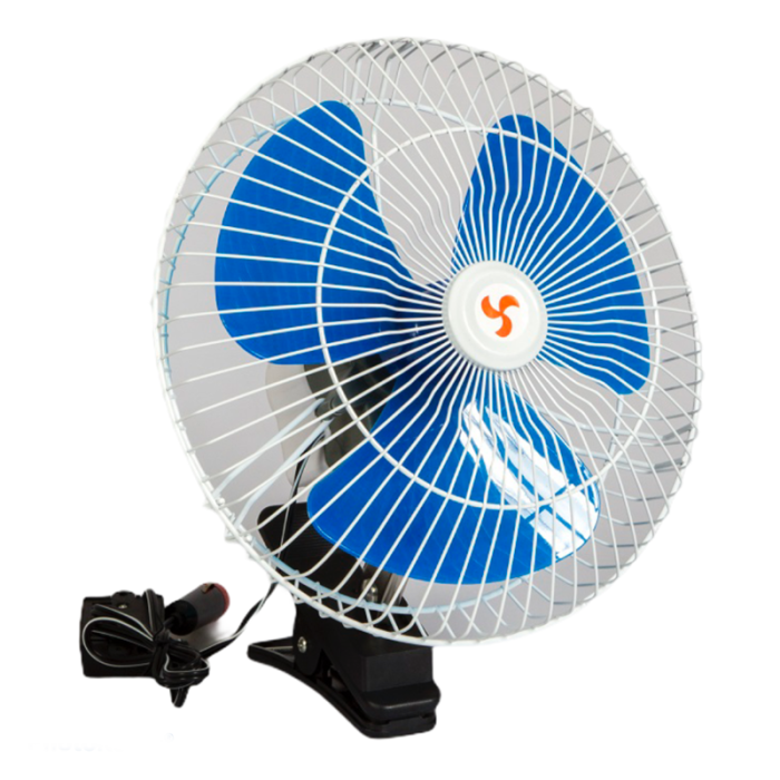 Araç İçi Vantilatör Fan 25Cm 10ınch 12Volt  - Ultra Yüksek Devir - A+ Ürün