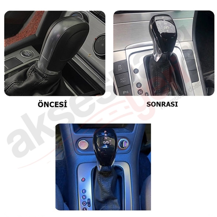 Volkswagen Polo /Golf/Jetta/Passat/Tiguan/Scirocca/T-Roc Uyumlu Dsg Işıklı Vites Topuzu