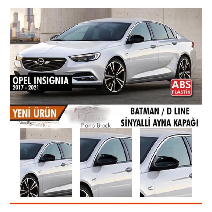 Opel İnsignia 2017-2021 Yarasa / Batman Ayna Kapağı