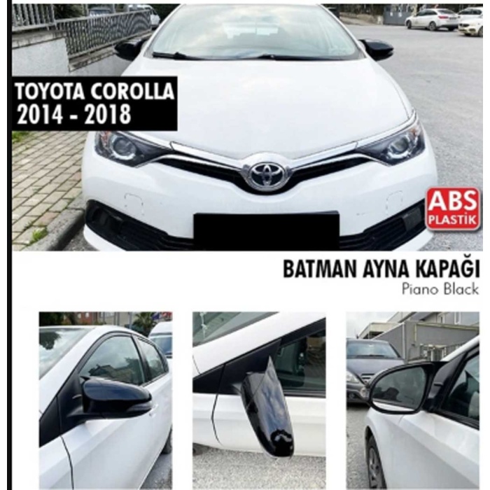 Toyota Corolla 2013-2018 Yarasa / Batman Ayna Kapağı