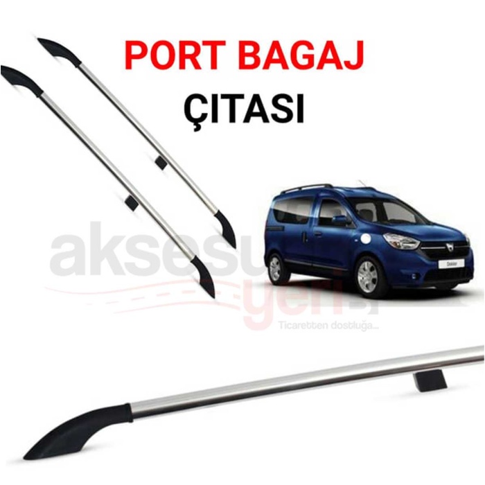 Dacia Dokker Gri Portbagaj Tavan Çıtası 2013-2021 Arası