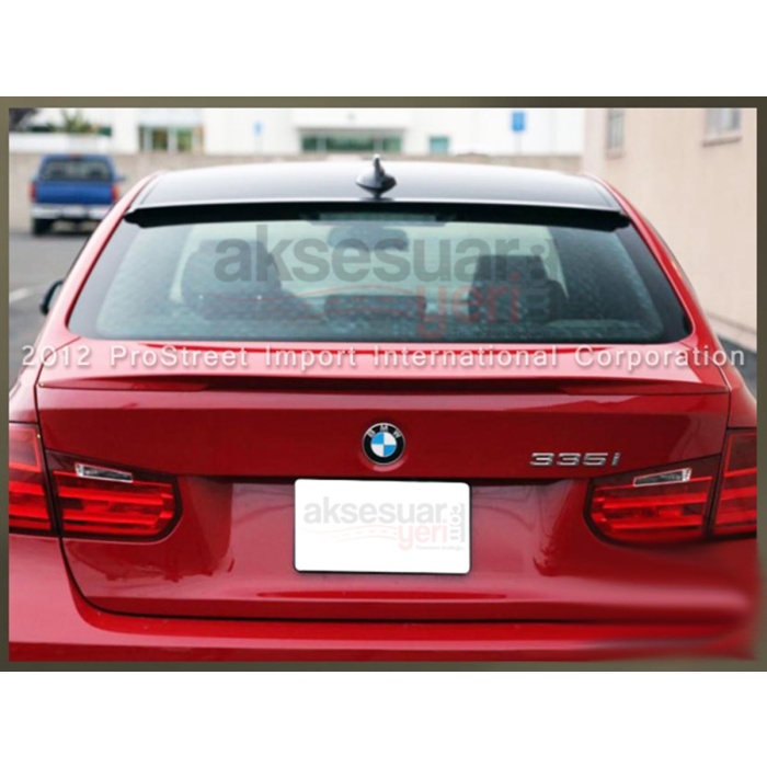 BMW F30 Cam Üstü Spoiler - Piano Black-Parlak Siyah