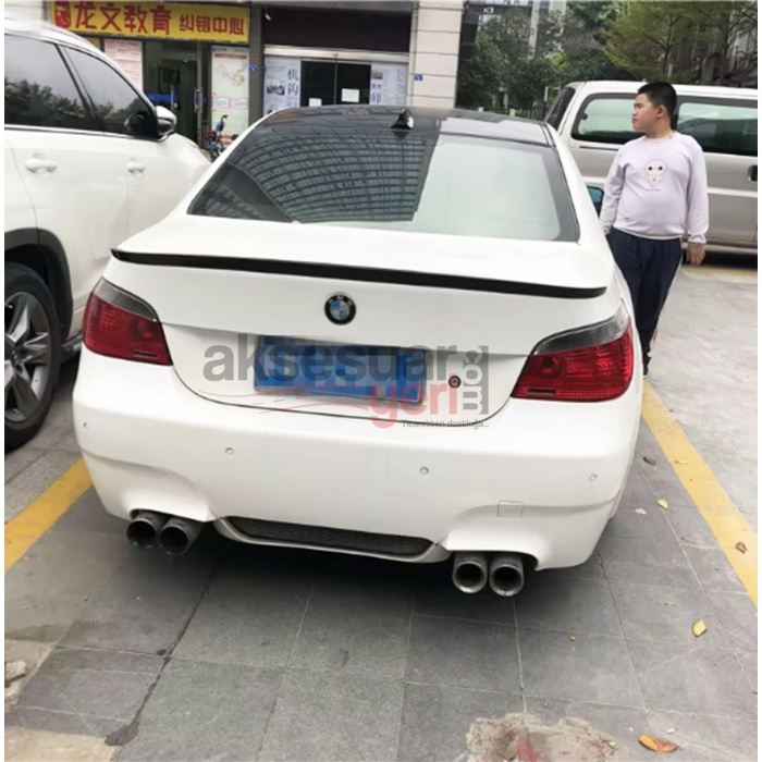 Bmw E60 M5 Tip Spoiler Parlak Siyah Boyalı İthal Ürün Plastik