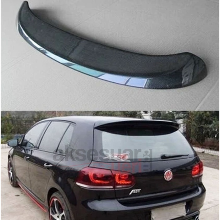 Volkswagen Golf 6 ABT Spoiler Parlak Siyah Boyalı İthal Ürün Plastik