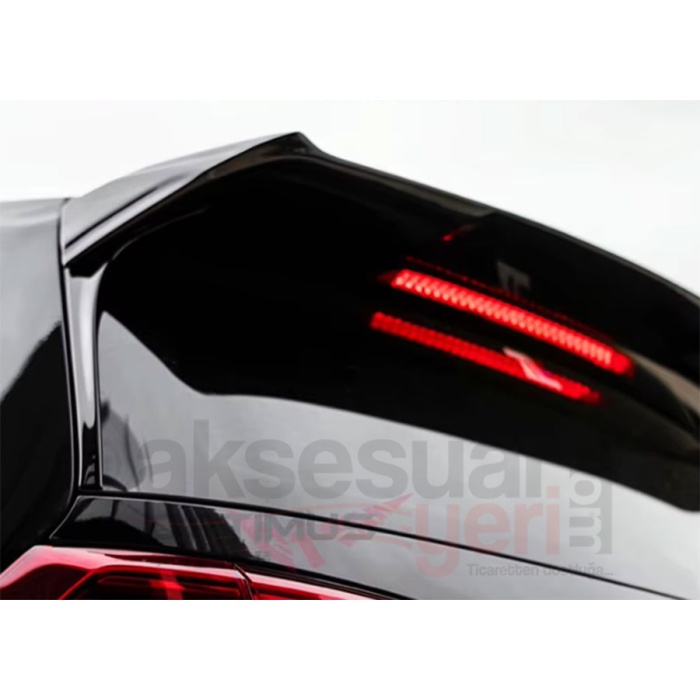 Volkswagen Golf 7 ve 7,5 R Spoiler - Piano Black-Parlak Siyah