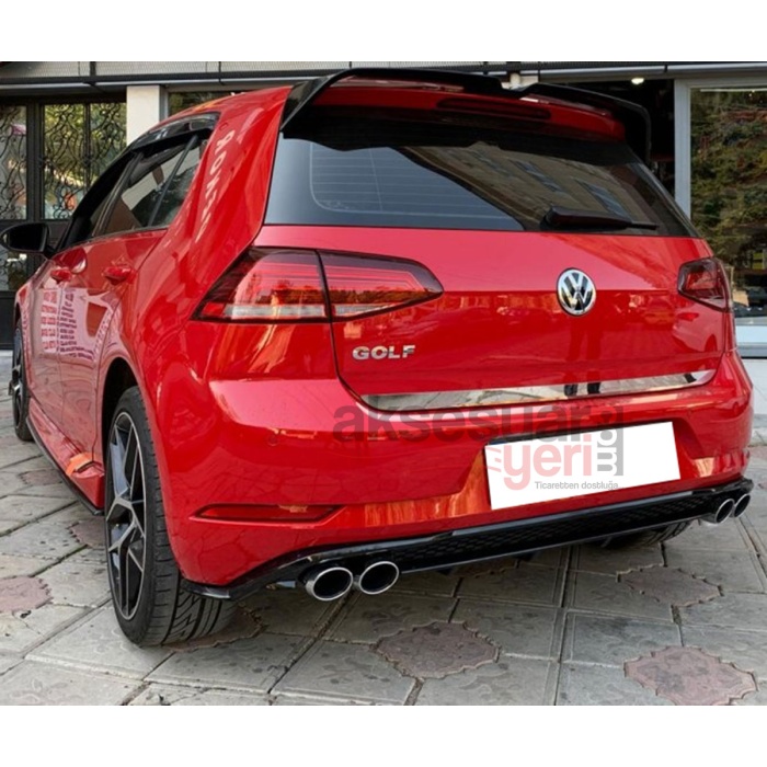 Volkswagen Golf 7 Ottinger Spoiler Parlak Siyah Boyalı İthal Ürün Plastik