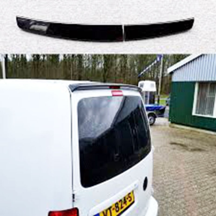 Volkswagen Caddy 2 Parça Spoiler Parlak Siyah Boyalı İthal Ürün Plastik