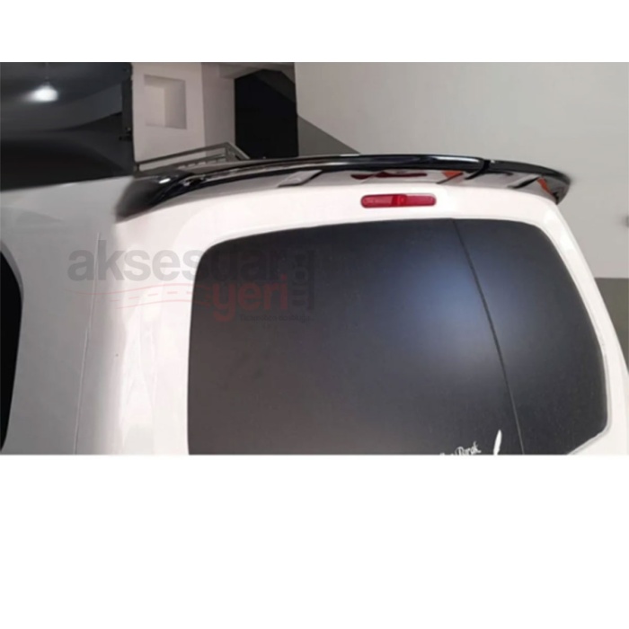 Peugeot Partner 2008+ 2 Parça Spoiler Parlak Siyah Boyalı İthal Ürün Plastik